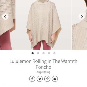 Lululemon Rolling in the Warmth Poncho